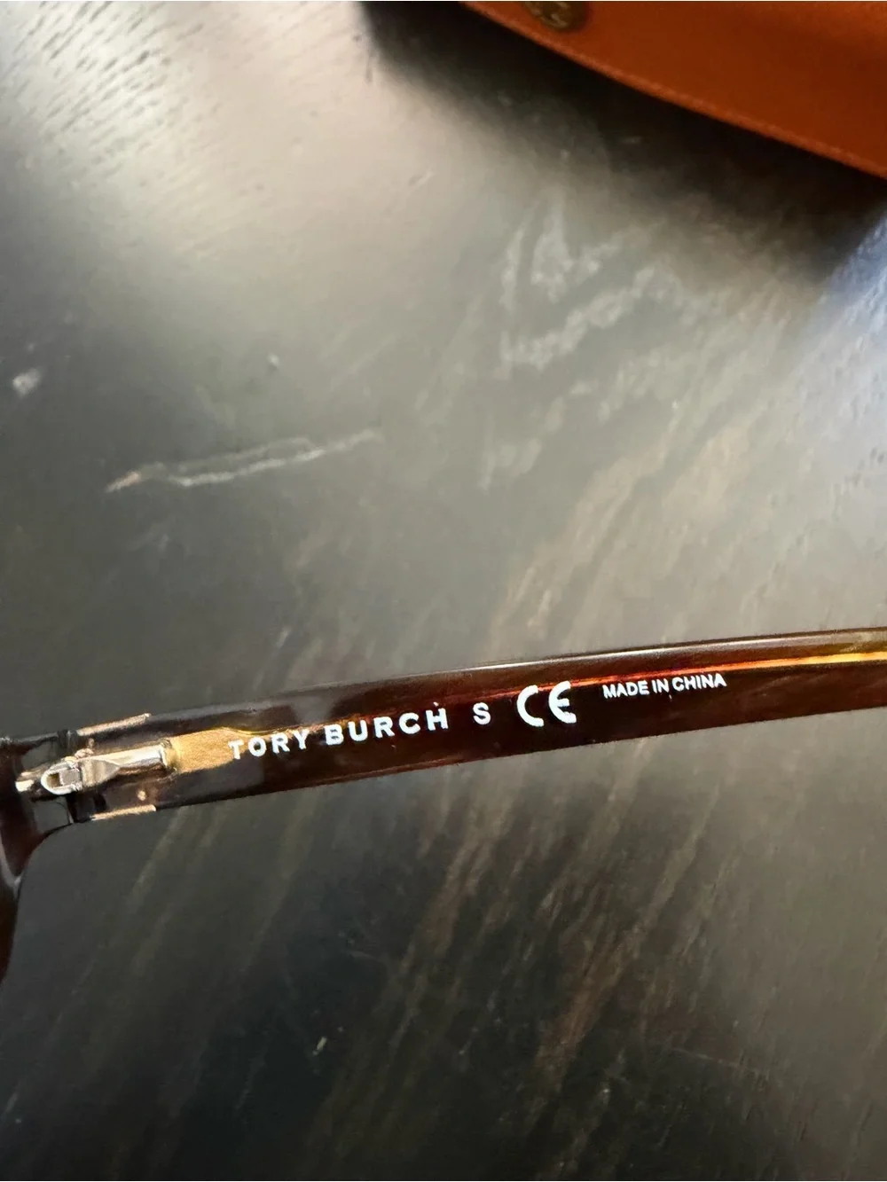 Tory Burch Tortoiseshell Rectangular reading Glasses with Case